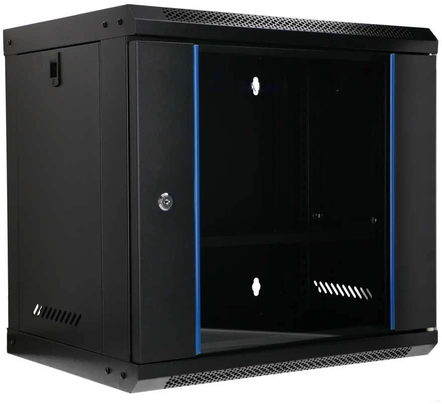 „Extralink Lite“ 9U 530X400 prie sienos montuojama spintelė, juoda