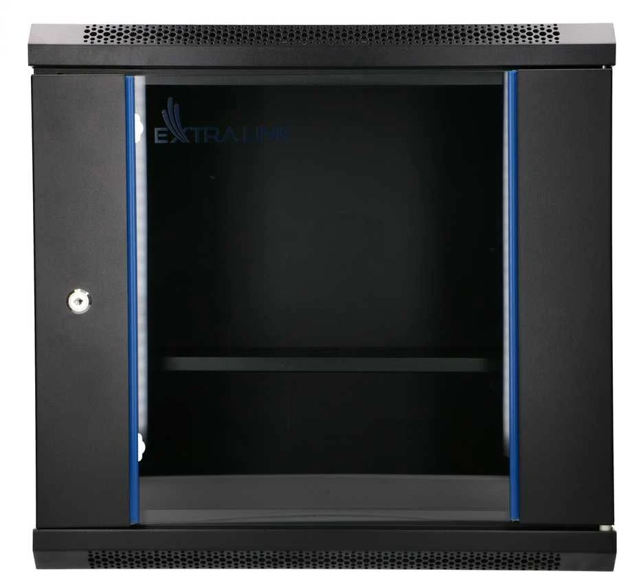 „Extralink Lite“ 9U 530X400 prie sienos montuojama spintelė, juoda