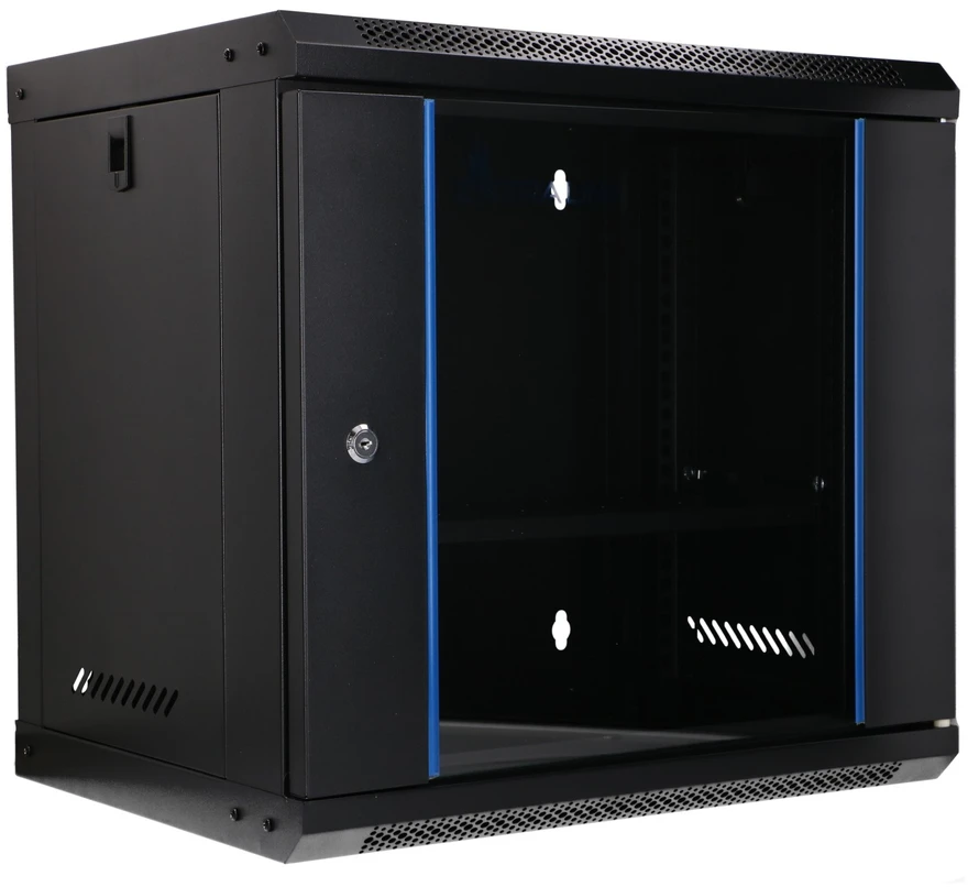 „Extralink Lite“ 9U 530X400 prie sienos montuojama spintelė, juoda
