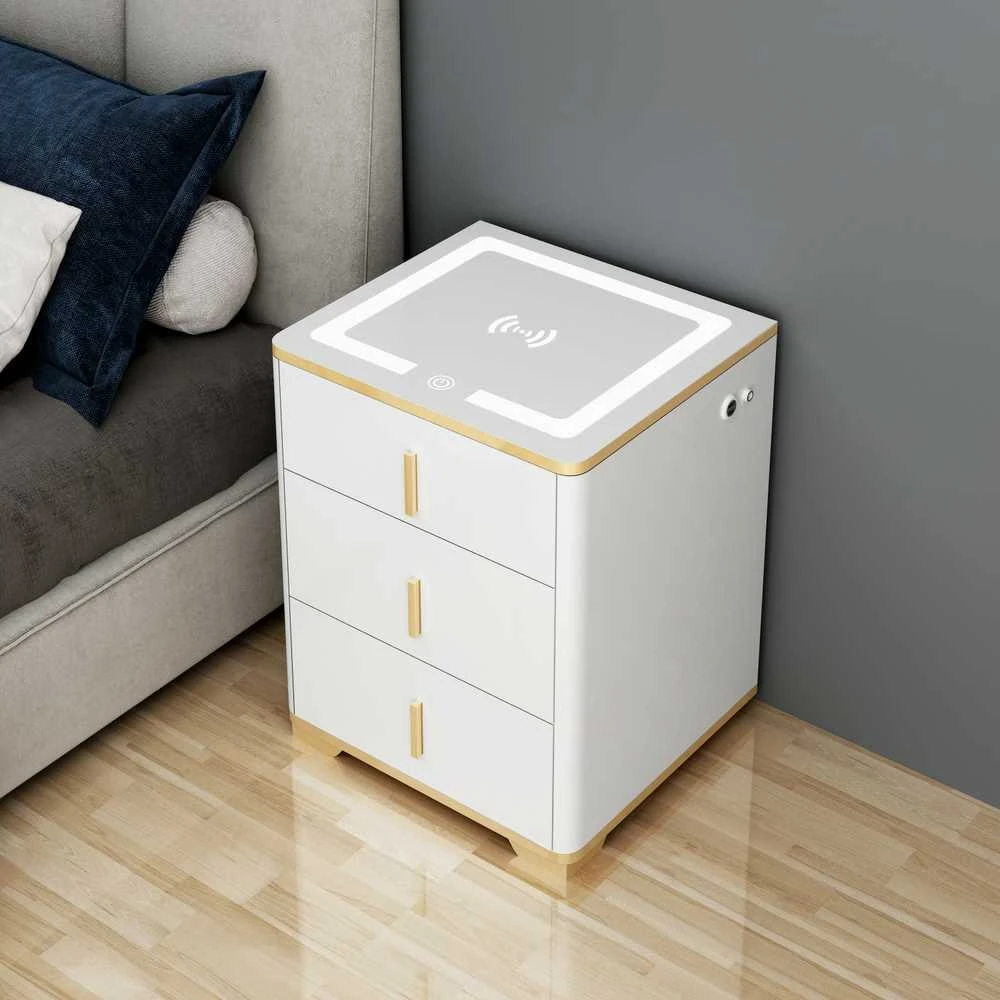 Extralink Užrakto žvaigždė | Elektroninis seifas prie naktinio stalelio | su indukciniu įkrovimu