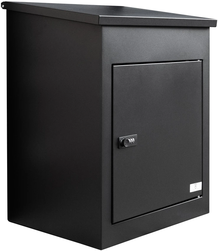 Extralink LockStar siuntų dėžė 44x34x55 cm, plieninė siuntų dėžutė