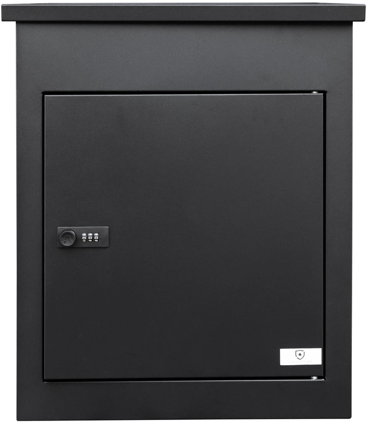 Extralink LockStar siuntų dėžė 44x34x55 cm, plieninė siuntų dėžutė