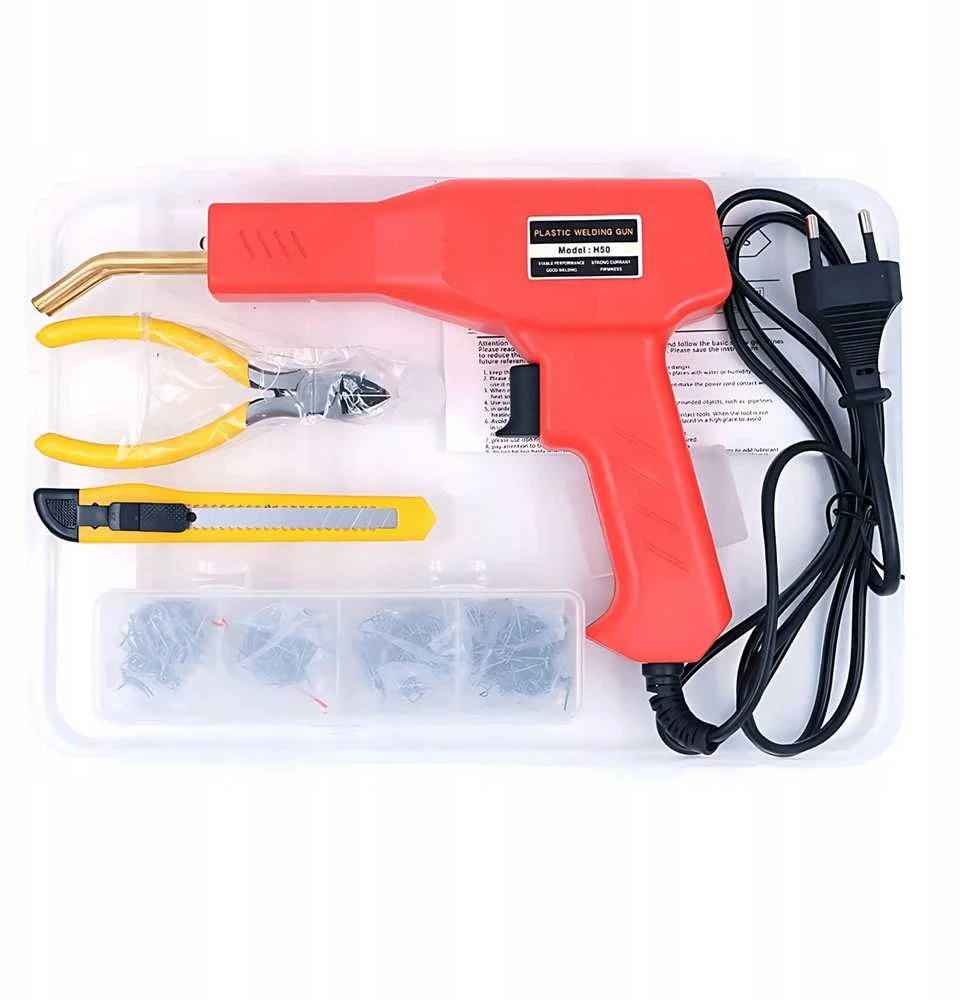 EXTRALINK PLASTIC WELDER SOLDERING IRON + 200 STAPLES SET