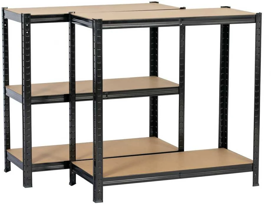 Extralink Lentyna metalinis sandėlis 180x90x40 juoda