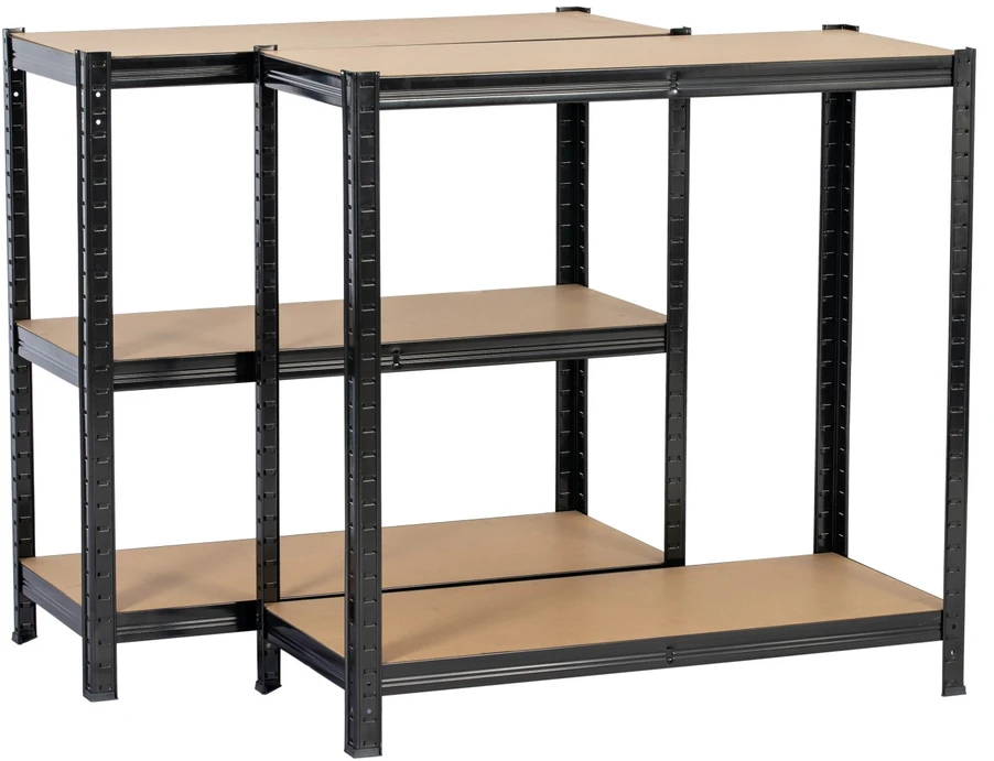 Extralink Lentyna metalinis sandėlis 180x90x40 juoda