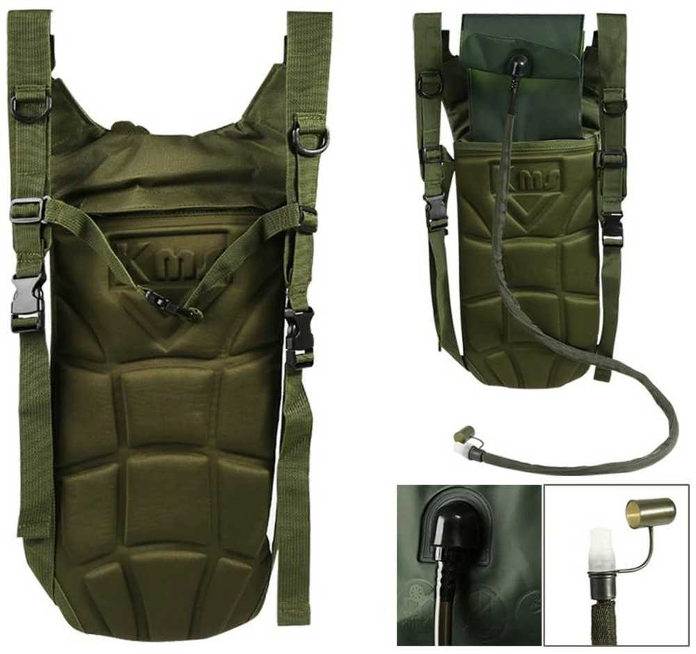 Extralink Military Kuprinė kalnų dviračio drėkinimo su vandens pūsle 3l mil-1114
