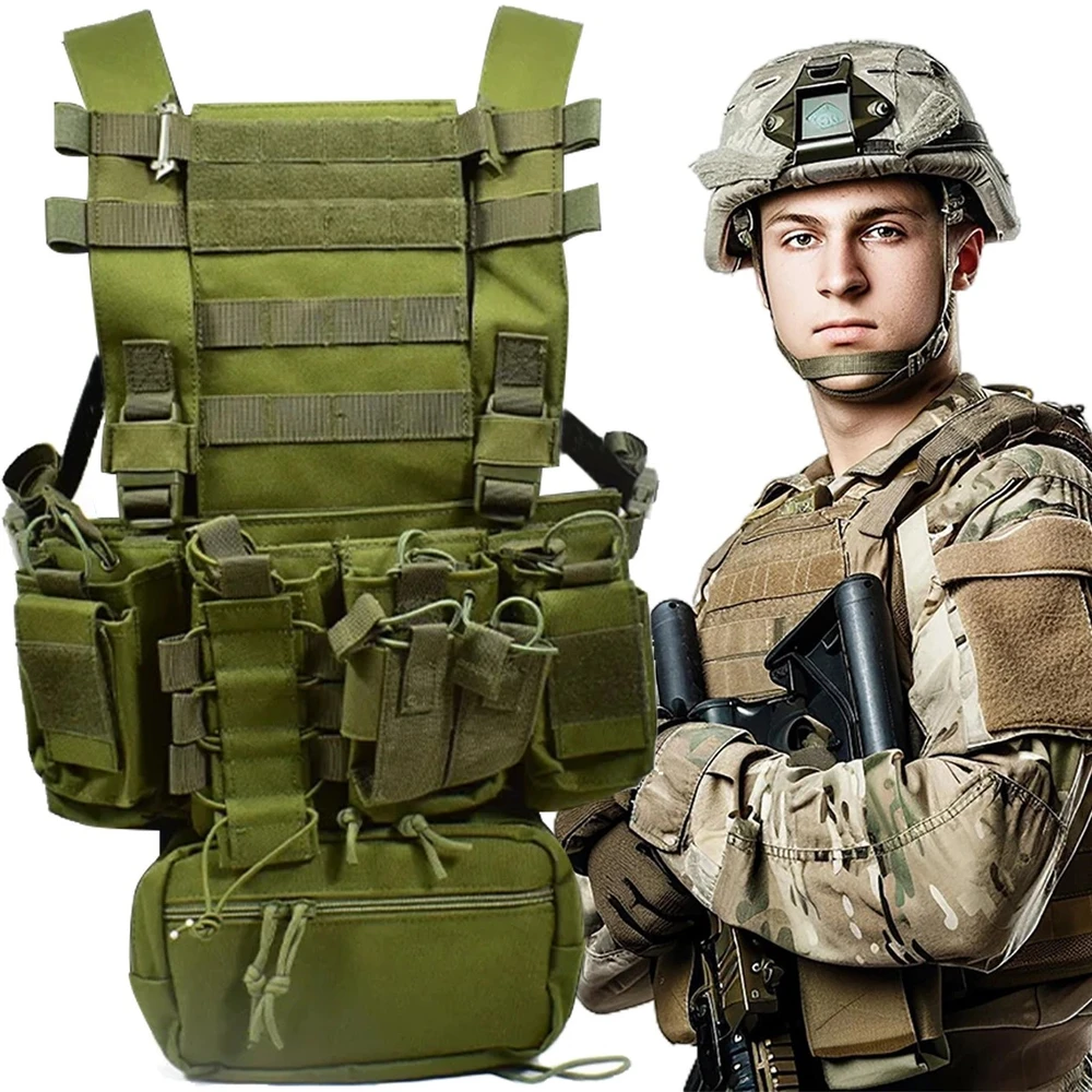 Extralink Military Tactical karinė apsauginė liemenė molle airsoft asg mil-1122