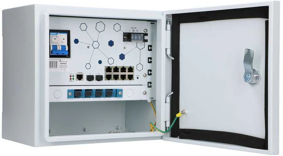 Šakotuvas Extralink EX.32794 tinklo komutatorius Valdomas L2 Gigabit Ethernet (10/100/1000) Maitinimas per Eternetą (PoE) Balta