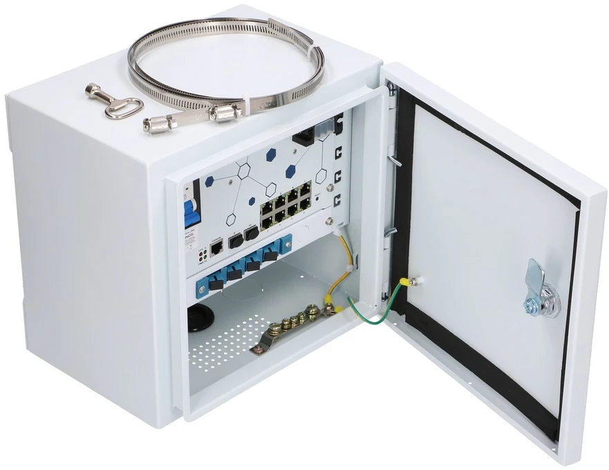 Šakotuvas Extralink EX.32794 tinklo komutatorius Valdomas L2 Gigabit Ethernet (10/100/1000) Maitinimas per Eternetą (PoE) Balta