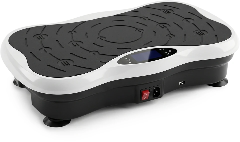 Extralink „Moonwalk Spin Move“ vibracijos platforma fitneso pratimams 200 W balta
