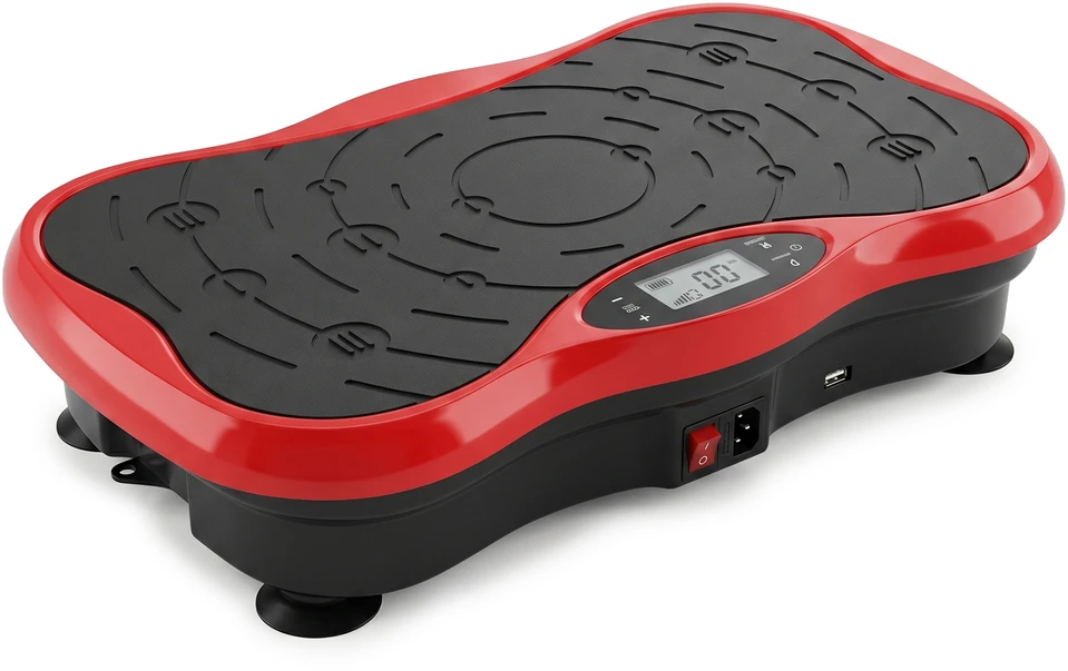 Extralink Moonwalk Spin Move vibracinė platforma fitneso pratyboms 200 W raudona