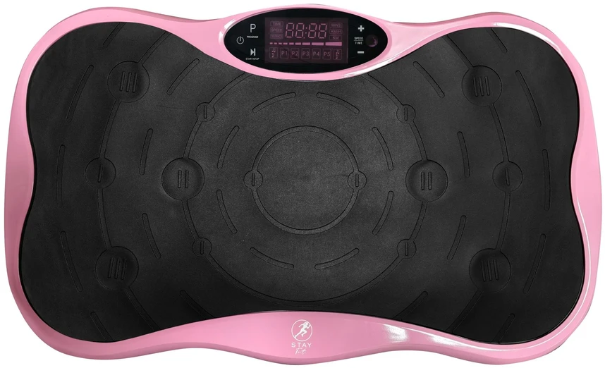 ExtraLink Moonwalk SpinMove Rožinė| Vibracinė platforma fitness pratimams | 200W (EX.99984)