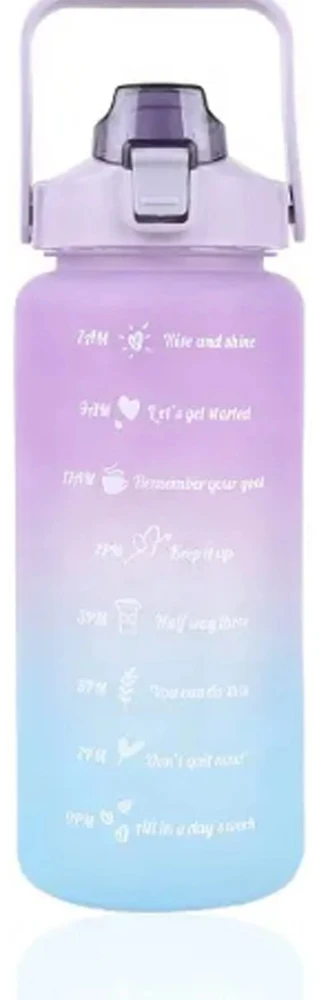 Gertuvė Extralink Motivational Bottle, Vanduo Bottle, 2000ml, Violetinė-Mėlyna, BUT-992