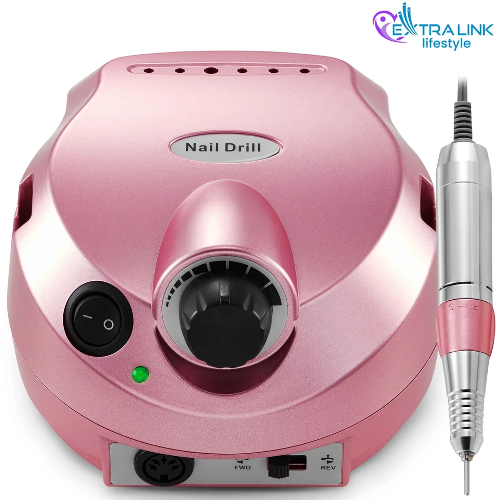Extralink Nail Drill 202 Rožinė | Nagų grąžtas | 65W