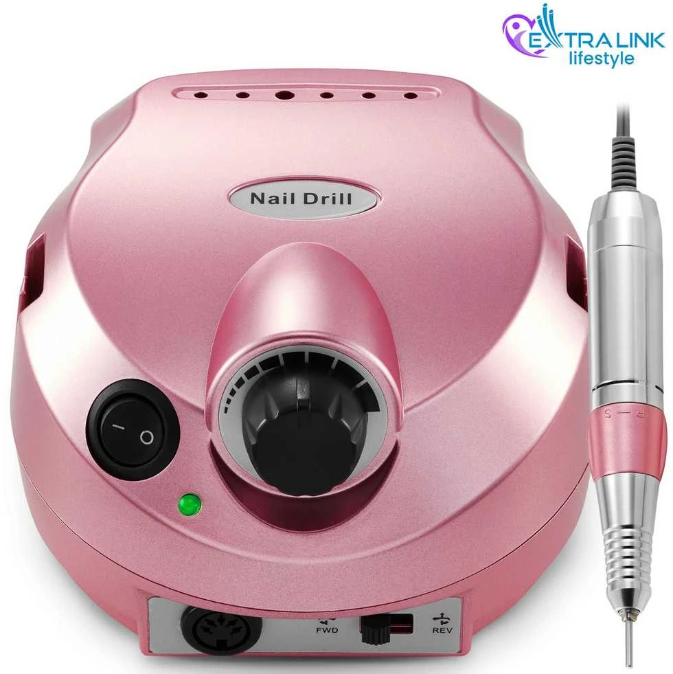 Extralink Nail Drill 202 Rožinė | Nagų grąžtas | 65W