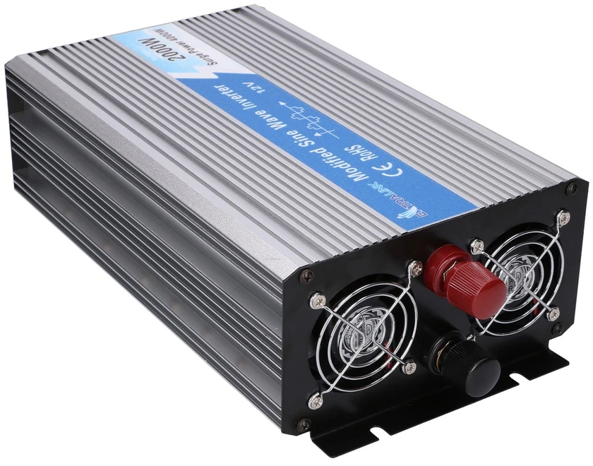 Extralink OPIM-2000W | Įtampos keitiklis | automobilinis 12 V, 2000 W modifikuotas sinusas