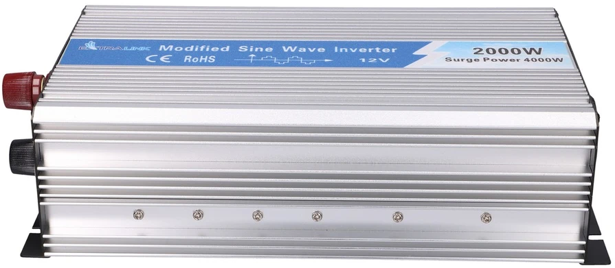 Extralink OPIM-2000W | Įtampos keitiklis | automobilinis 12 V, 2000 W modifikuotas sinusas