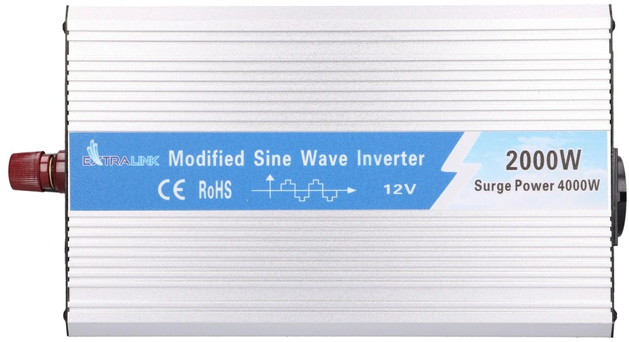 Extralink OPIM-2000W | Įtampos keitiklis | automobilinis 12 V, 2000 W modifikuotas sinusas