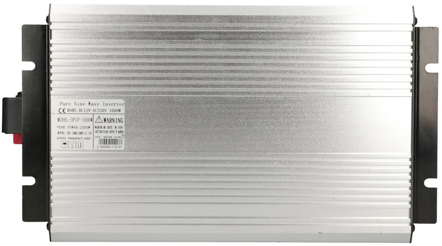 EXTRALINK įtampos keitiklis 12V-230V 1000W grynas sinusas OPIP-1000W