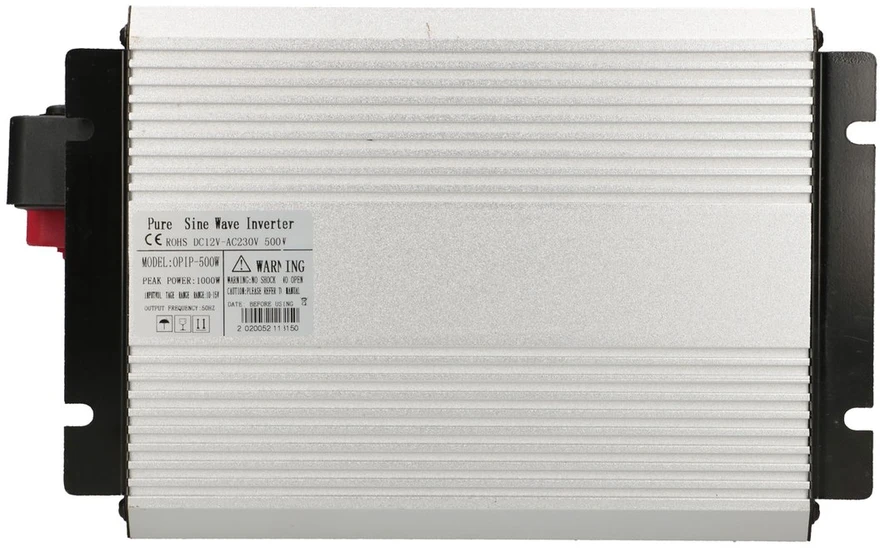 EXTRALINK automobilio įtampos keitiklis 12V-230V 500W grynas sinusas OPIP-500W