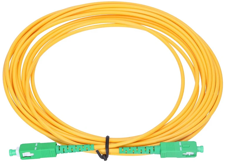 Extralink Opton šviesolaidinis jungiamasis laidas SM 1M SIMPLEX 9/125, SC/APC-SC/APC 3MM