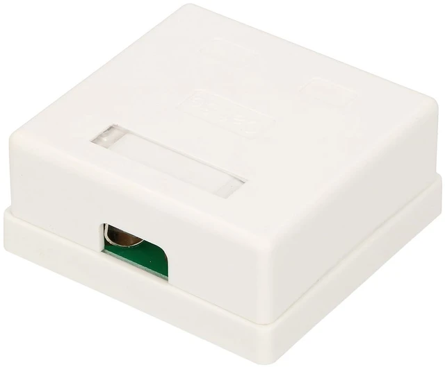 „Extralink“ paviršinio montavimo lizdas, 2x RJ45 CAT5E STP