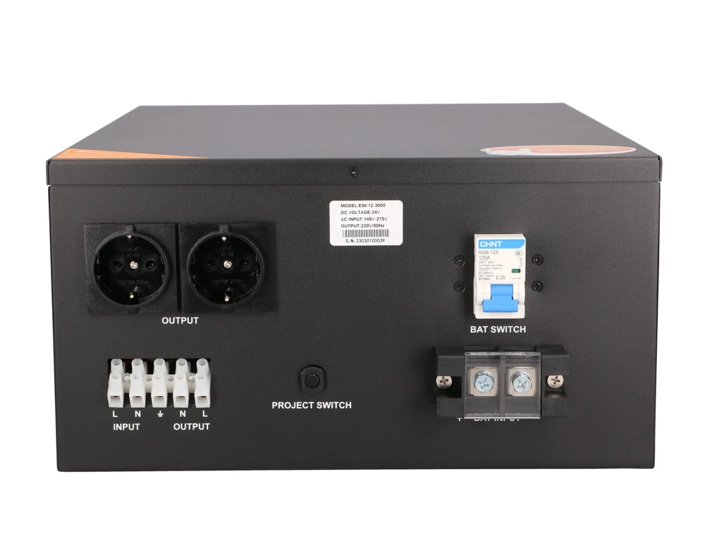 Extralink PIORUN EX.31155 maitinimo adapteris / inverteris Automatinis 2100 W Juoda
