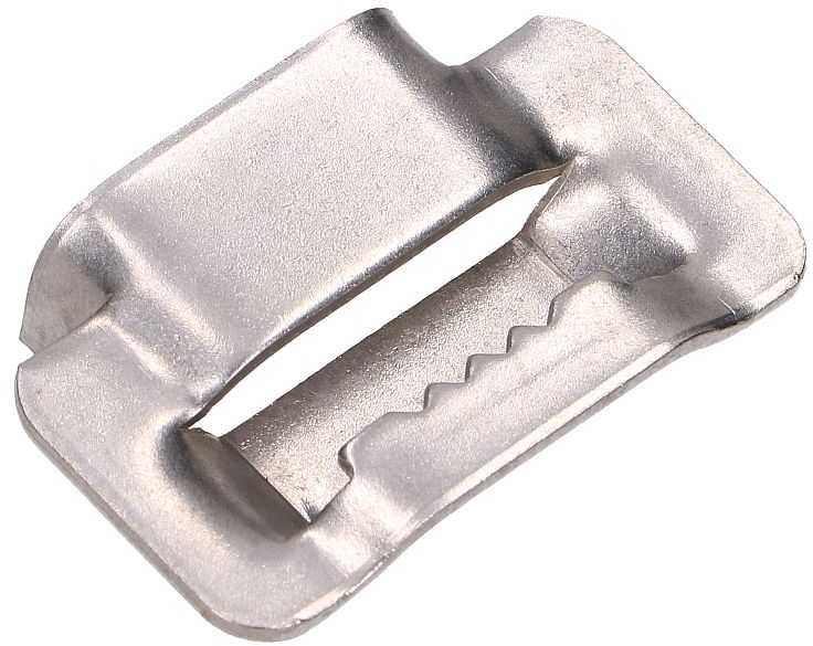 Extralink | Plieninė sagtis | 20 mm plieninei juostai, su dantytais kraštais