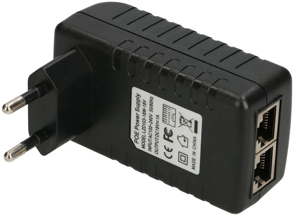 Extralink POE-18-18W | Maitinimo šaltinis PoE | 18V, 1A, 18W, kiškite į elektros lizdą