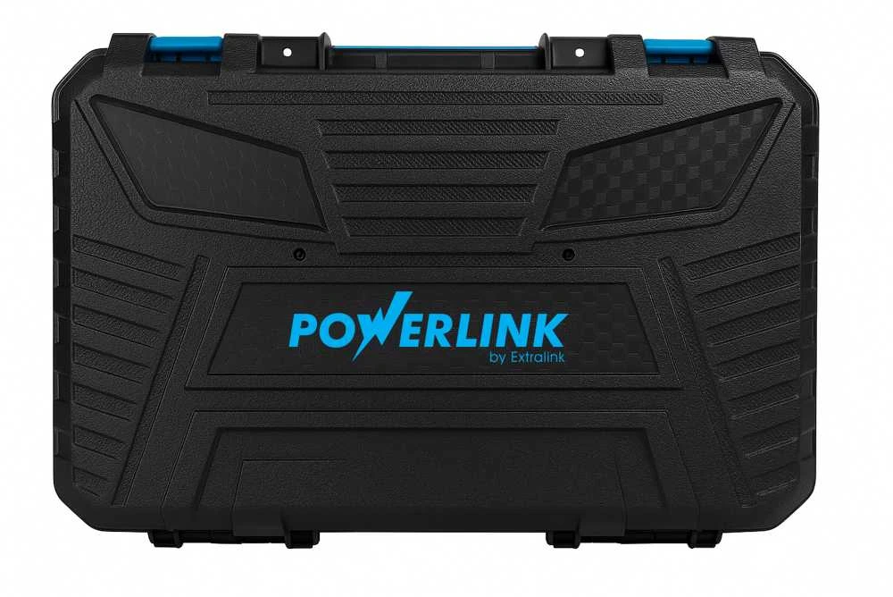 „Extralink POWERLINK“ AKUMULIATORINIS SMŪGINIS GRĘŽTUVAS SU RANKENA PWL-06 13MM 20V 2X4AH