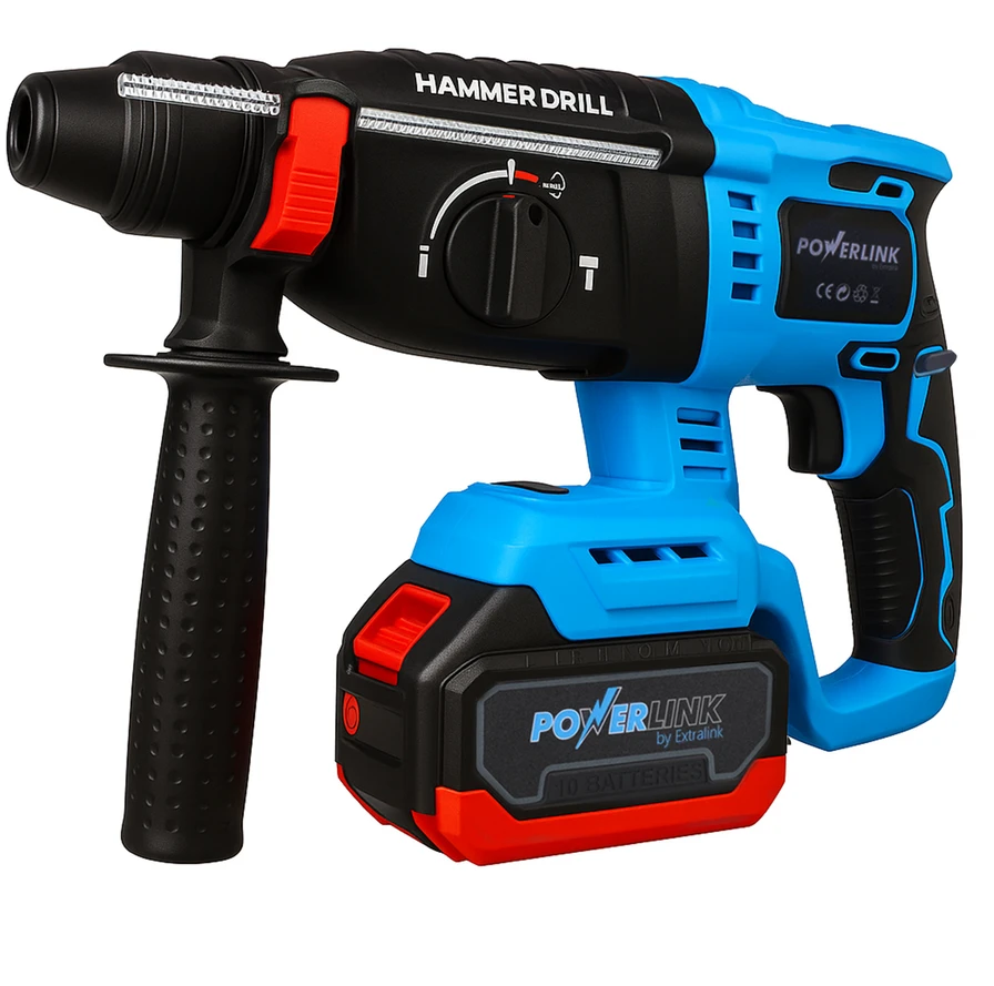 Powerlink by Extralink, Cordless perforatorius drill, PWL-6608 26mm 20V 2x4Ah