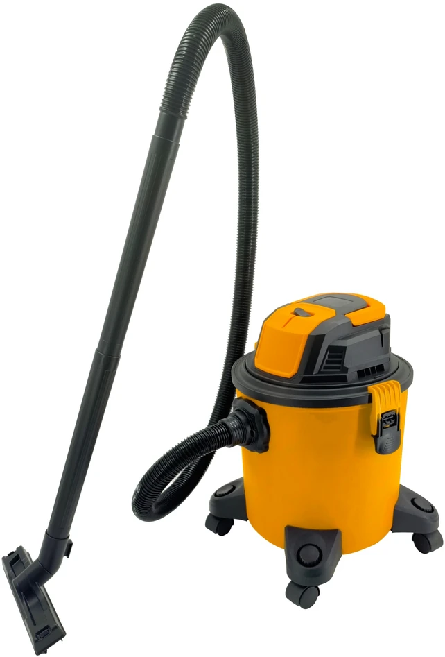 Dulkių siurblys pramoninis ExtraLink POWERLINK odkurzacz pramoninis 1300W 20L geltona ir-juoda R-704 (EX.81361)