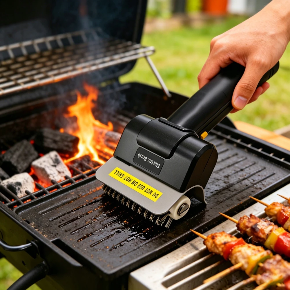 Powerlink by Extralink CleanGrill 360 | Elektryczna szczotka do czyszczenia grilla | USB-C