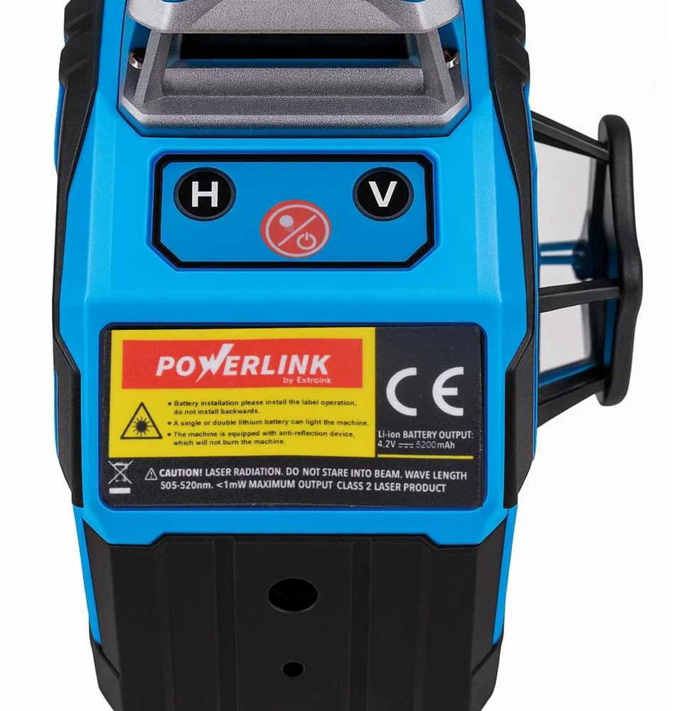 EXTRALINK POWERLINK lazerinis nivelyras 4D/16 linijų 100M PWL-4D16