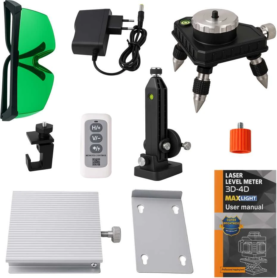 EXTRALINK POWERLINK lazerinis nivelyras 4D/16 linijų 100M PWL-4D16