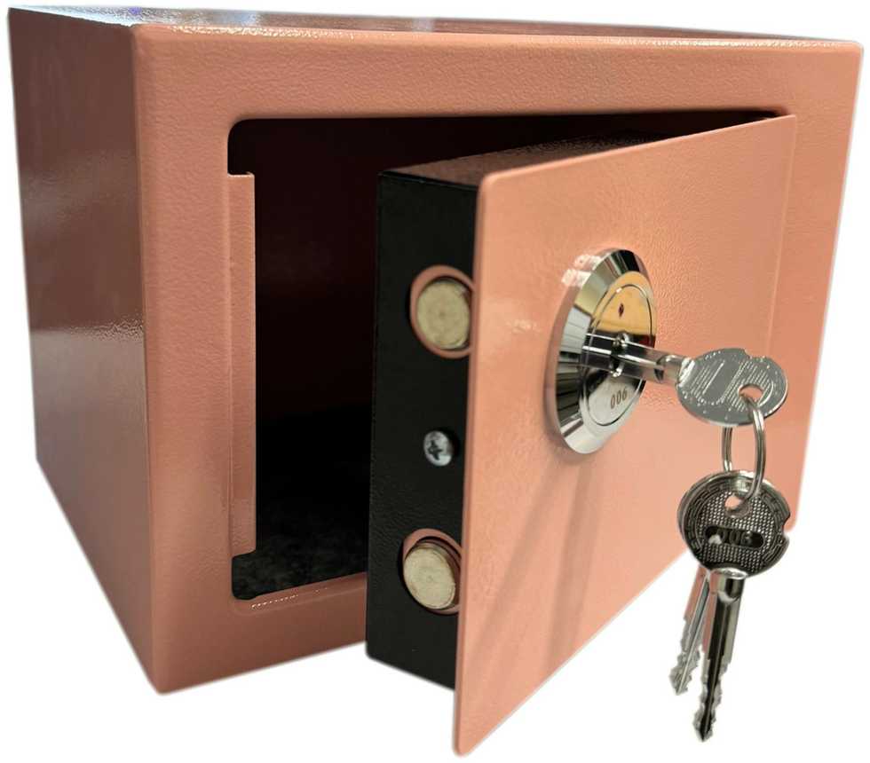 Extralink Home Seifas, Office Seifas, Key Locker, Security Cash Box, Rožinė, S-404