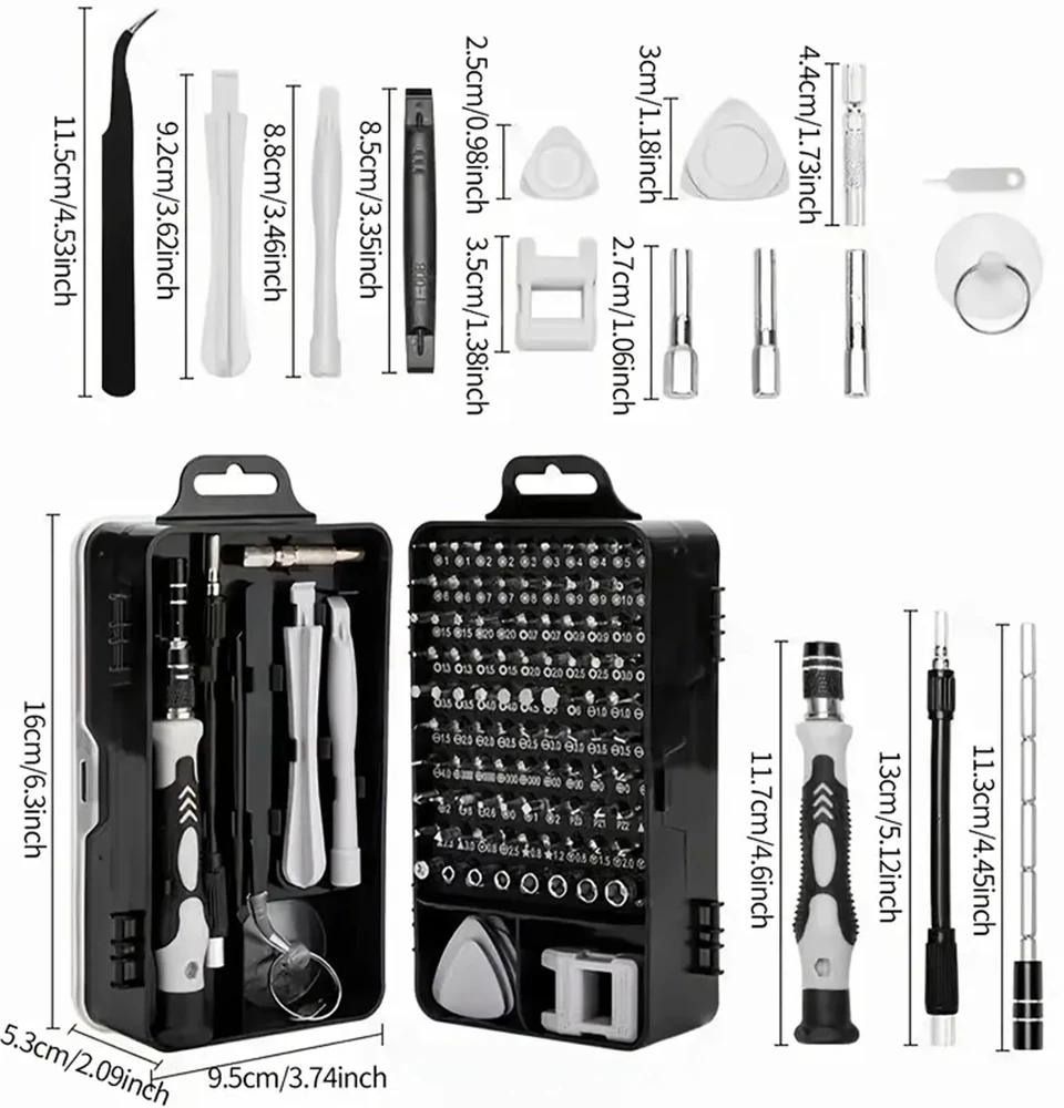 Extralink Precision Screwdriver Set, Torx Screwdrivers 115 in 1