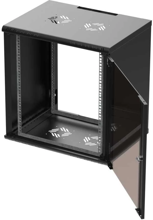 Extralink Premium EX.39342 12U 600x450 Juoda | Spinta stovas | montavimas be įrankių, montuojamas ant sienos