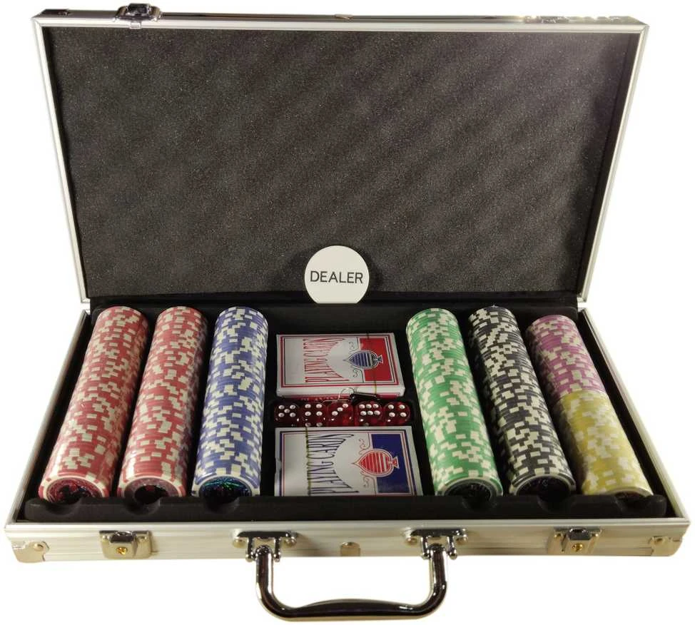 Extralink | Rinkinys do pokera Premium | 300 żetonów, 2 talie, kości, dėklas