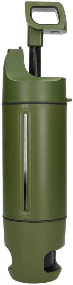 Gertuvė Extralink Purisoo+ Zielona | Buteliukas su Systemem Filtrującym | su Pompką, 400ml, filtras UF + ACF