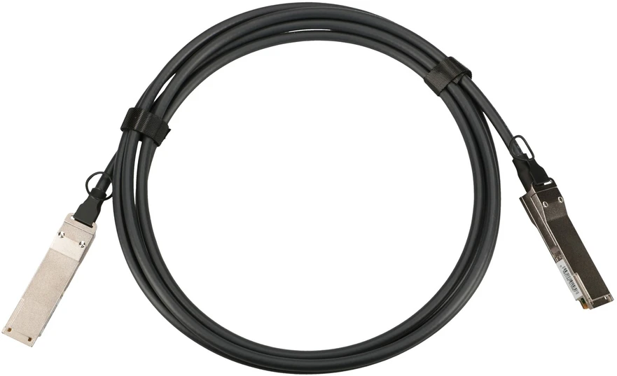 Šakotuvas EXTRALINK QSFP+ DAC kabelis 40G 1m 30AWG pasyvus