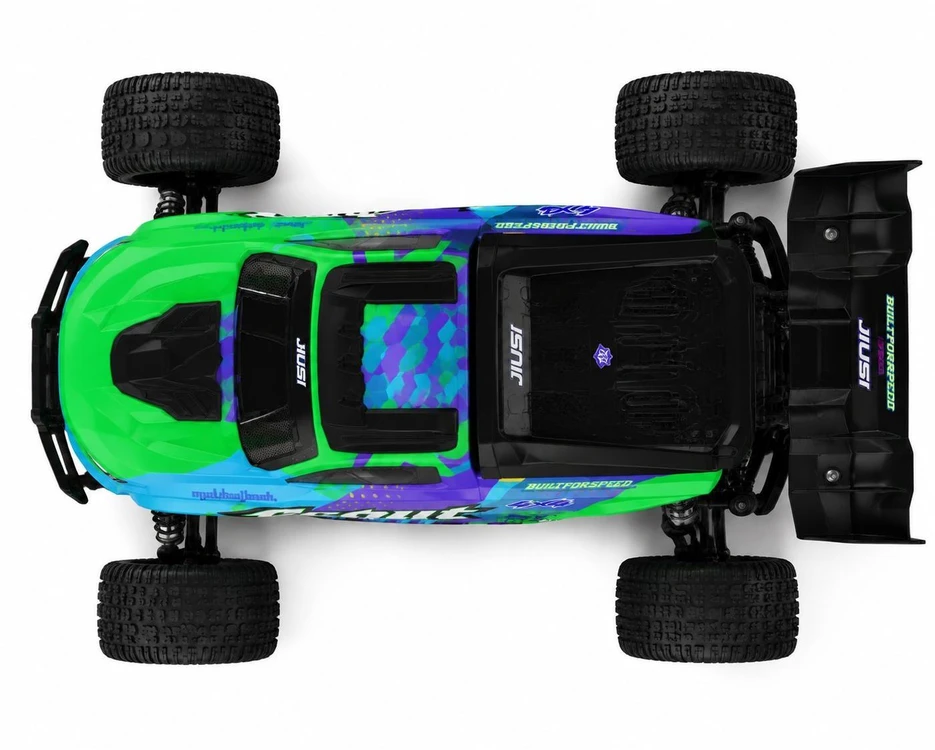 EXTRALINK RC SC10 REMOTE-CONTROLLED CAR 1/10 BRUSHLESS 4WD EXTREME TRUCK Žalias
