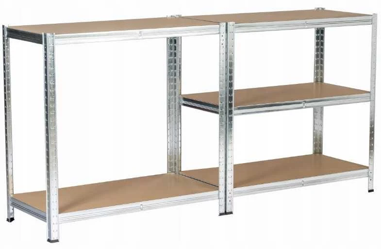 Extralink REGAŁ MAGAZYNOWY METALOWY Sidabrinis 205X120X45CM