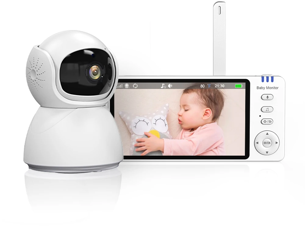 Extralink Reya | Mobili auklė | MO570 su monitorem 5' VOX 2,4 GHz