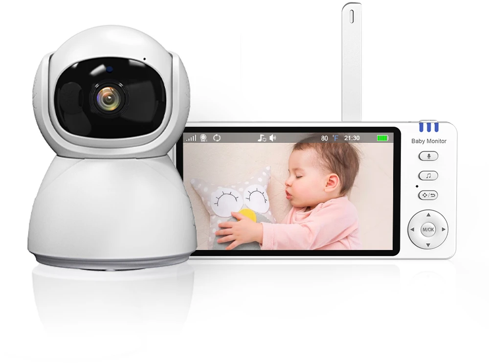 Bez Marki Extralink Reya | Mobili auklė | MO570 su monitorem 5' VOX 2,4 GHz