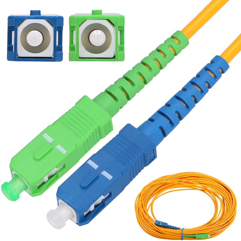 Extralink Patchcord SC / APC-SC / UPC Vienmode Simplex kabelis