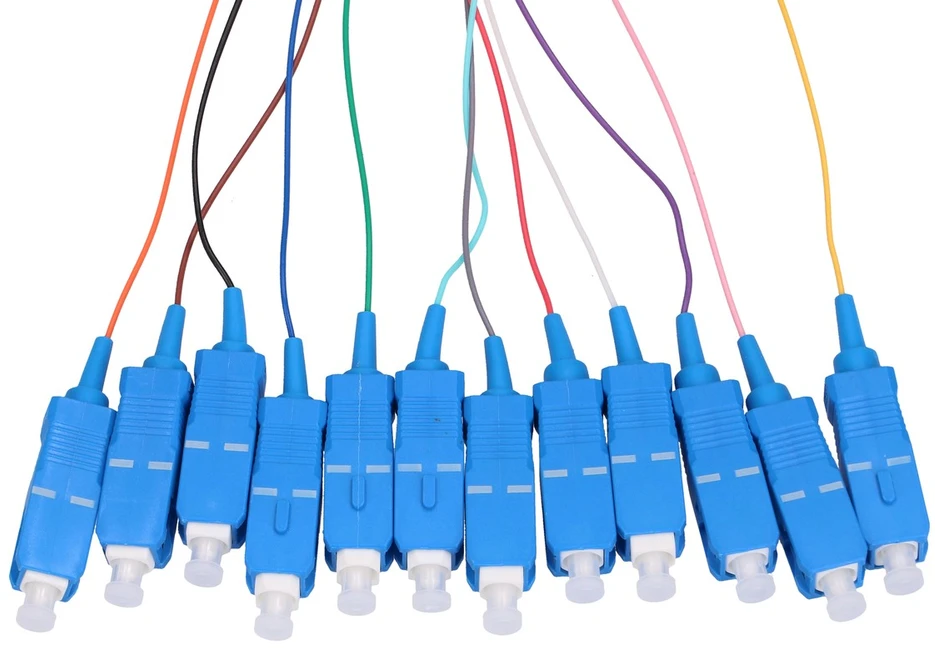 Extralink Pigtails 12 spalvų SC / UPC G657A1 rinkinys