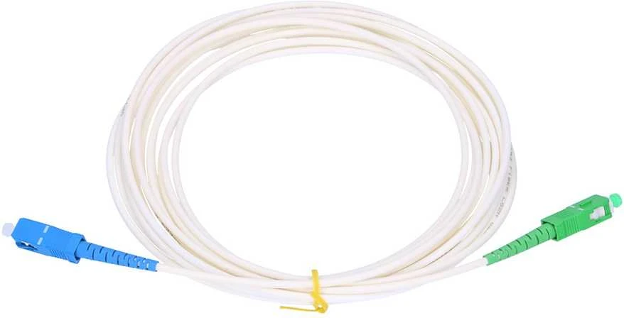 „Extralink“ jungiamasis laidas SC/UPC-SC/APC, LSZH, vienmodis, simpleksas, G.657B3, 3 mm, „Easy Flex“, 15 m
