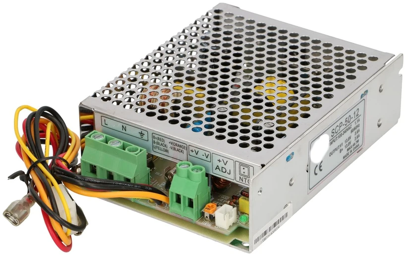 EXTRALINK SCP-50-12 maitinimo šaltinis su akumuliatoriaus įkrovikliu 13.8V 50W 12V