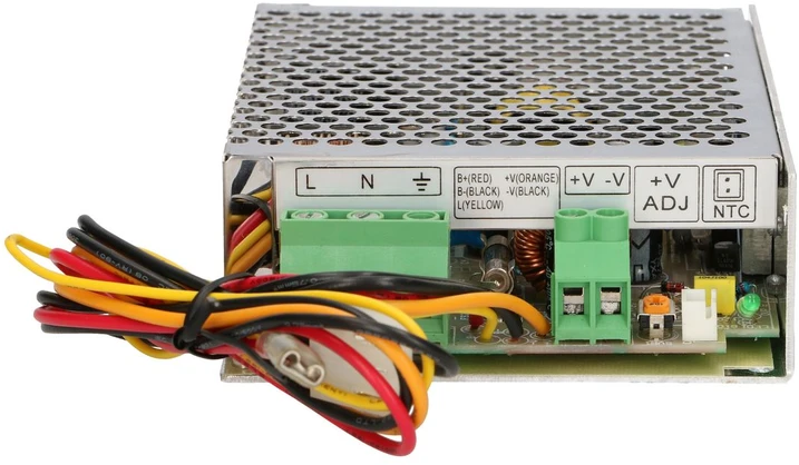 EXTRALINK SCP-50-12 maitinimo šaltinis su akumuliatoriaus įkrovikliu 13.8V 50W 12V